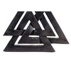 Windalf Viking Wall Hanging ~ Valknut ~ H: 24 cm/Black