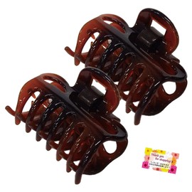 Safe to use in pools and hot springs: Metal free, Can be used in the bath, small, rust-free springs, suitable for wet hair, simple design, easy to use, 2.4 x 1.3 inches (6 x 4 x 3.2 cm), 2-piece set