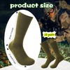 Skyebed 10 Pairs Men Green Army Socks Warm Military Crew