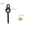 Fishing Bait Screws Hook Stops: 100pcs/box Carp Fishing Accessories Kit