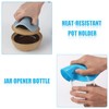 4pcs Silicone Jar Opener Gripper Pad, 5.7 Inch 6.8 Inch