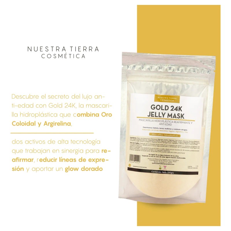 Mascarilla Hidro Plástica Gold Reafirmante