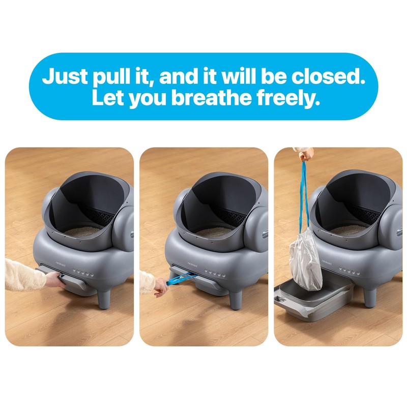 Neakasa Replaced Waste Bags-2 Rolls, Cat Litter Waste Receptacles Bags