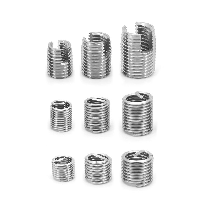 Yuhtech 36 Pieces Self-Tapping Thread Insert M8 M10 M12 Stainless