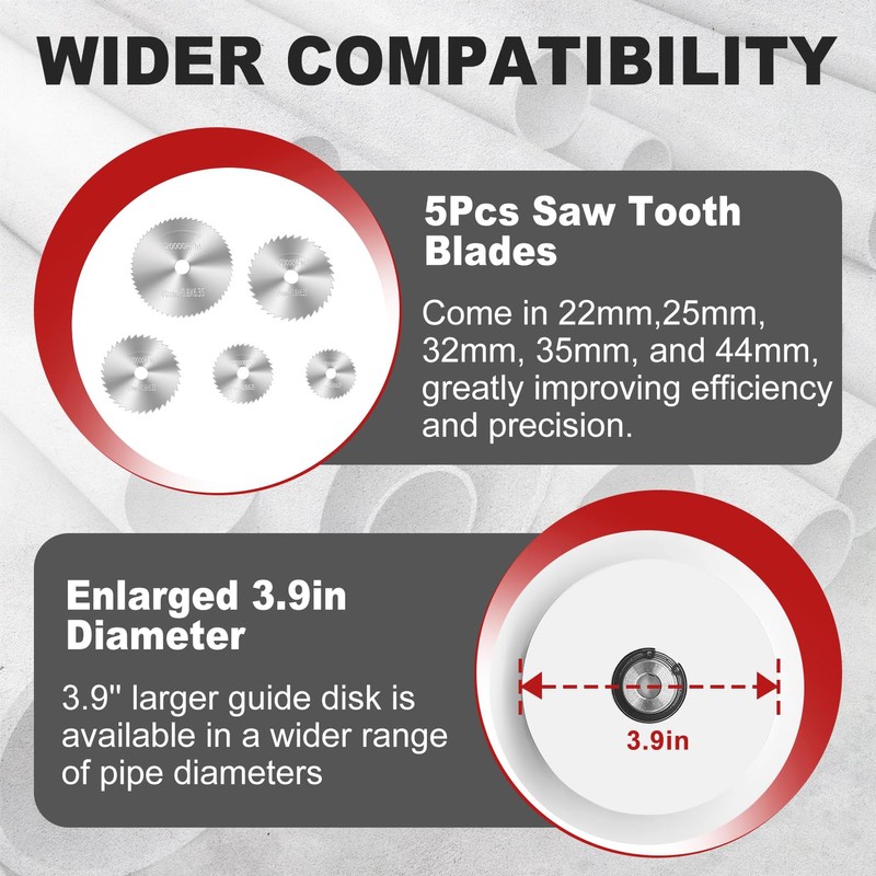 Inside Pipe Cutter for PVC Pipe Cutter Tool with 7"