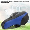 Bike Saddle Microfiber Leather HollowCarved Shock Absorber Mountain Bike Saddle