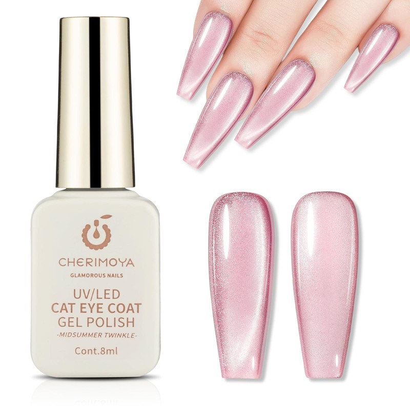 CHERIMOYA Esmalte de Uñas de Gel Ojos de Gato Galaxy