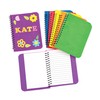 Baker Ross Foam Rubber Notebooks (Pack of 6) Spiral Bound