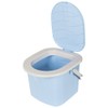 BranQ Outdoor Toilet 15.5 Litres Blue