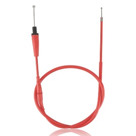 nibbi Throttle Cable,46" Go Kart Throttle Cable,Universal Motorcycle Throttle Cable for Dirt Pit Bike Mini Bike Motocross125 150 Moped - Red