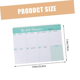 DOITOOL Appointment Plan Pad Weekly Planner Notepad for Work Study for Homeschooling Daily Scheduling and Family Sharing Multifunctional Management Tool