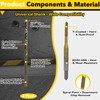 3-Pack Metric Tap & Drill Bit Set - M3×0.5 Ti-Coated