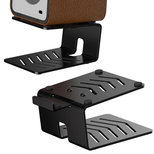 suptek 1 Pair of Desktop Speaker Stands with Vibration Absorption
