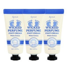 (3 pieces) Epoo Fragrance Witch Foot Cream White Cotton 80ml Foot Cream Shea Butter Highly Moisturizing - Basic Product / (3개)에뿌 향기마녀 풋크림 화이트코튼 80ml 발크림 시어버터 고보습 - 기본상품