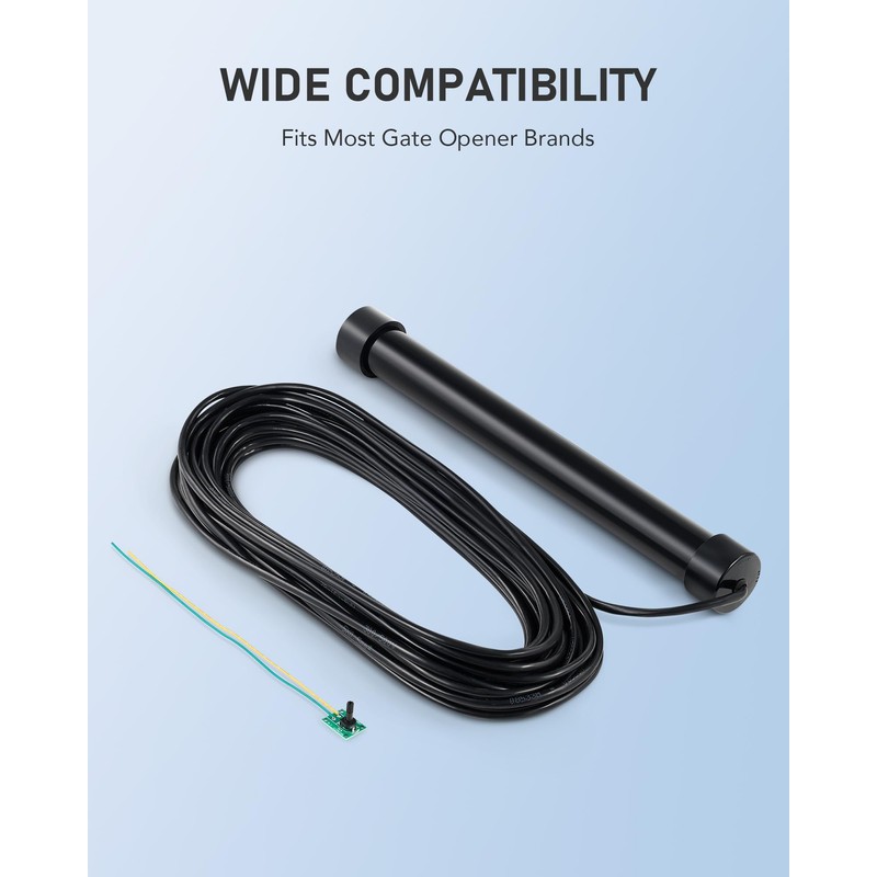 CO-Z Vehicle Exit Sensor Kit, Wired Driveway Gate Exit Wand