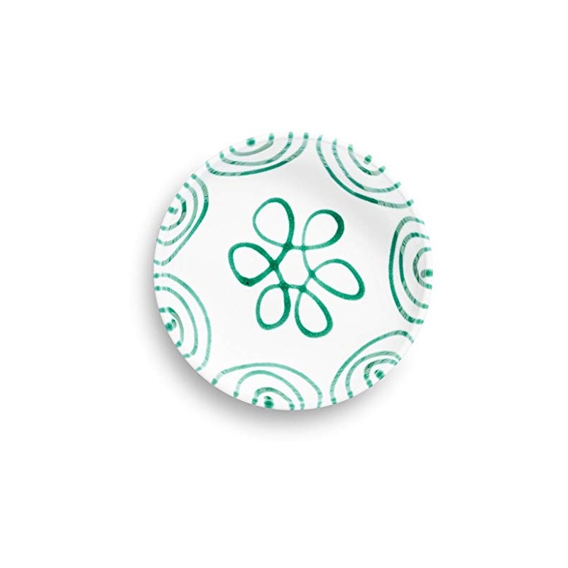 Gmundner 0100 SASA17 Salad Bowl Green-Flamed 17 cm