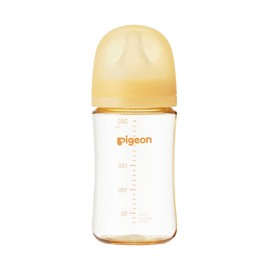 PIGEON Sheer Nursing Bottle, 8.5 fl oz (240 ml), Made of High Quality Plastic, Used in Medical Institutions, Lightweight and Unbreakable