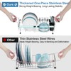 GSlife Small Sink Dish Drying Rack - Expandable Stainless Steel