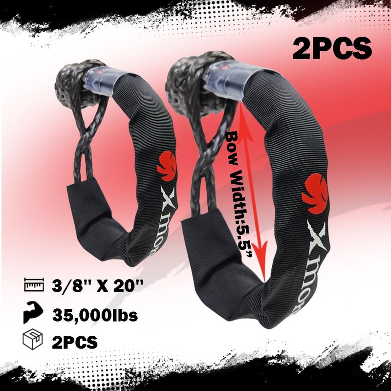 X MONSTER Kinetic Recovery Tow Rope 3/4" x 20' (MBS