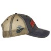 7.62 Design USMC Arched Vintage Trucker Hat Navy Blue
