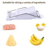 2 Pack Luncheon Meat Slicer, Egg Slicers,Strawberry Slicer,Stainless Steel Wire,