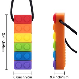 Sensory Chew Necklace for Autistic Children -Seeway Chew Toys for Kids - Chewelry and Chewy Toys for Autism