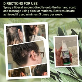 Amplixin Intensive Biotin Hair Growth Serum - Hair Loss Prevention Treatment For Men & Women With Thinning Hair - Sulfate-Free DHT Blocker For Receding Hairline & Pattern Baldness, 2oz