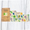 Healvian 9pcs Beeswax Food Wraps Organic Cotton Reusable Food Preservation