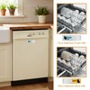 Pitigihe Dishwasher magnet 'Clean/Dirty', magnet with black cat motif