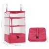 ELEZAY Hanging Packing Cubes Portable Closet Shelves Travel Collapsible Compression