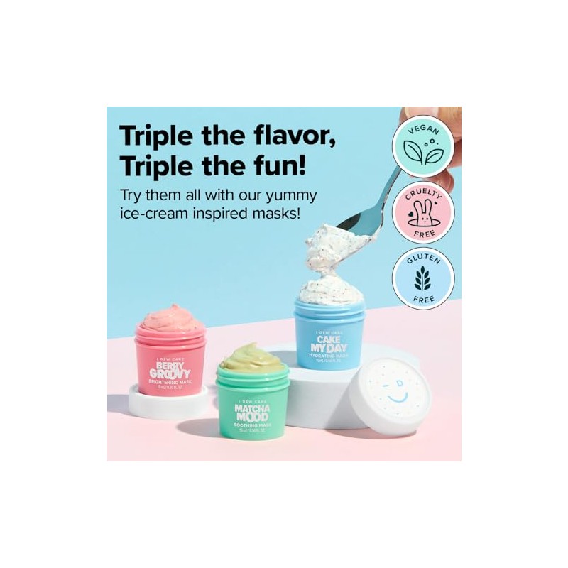 I DEW CARE- Set de regalo de mascarilla facial lavable