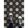 FloorPops Black Rigel Peel & Stick Floor Tiles, FP3990
