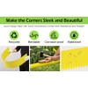 Landscape Edging Kit, Galvanized Steel Edging Landscape Lawn Edging Powder