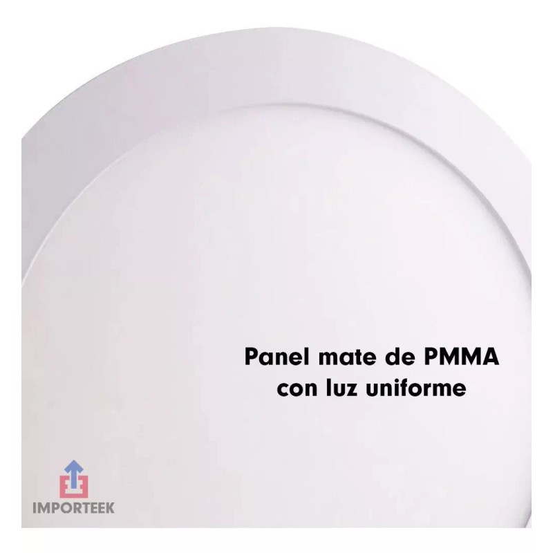 Importeek 3pz Lampara Techo Luz Led Moderna Sobreponer Empotrable 24w