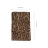 Zerodeko 2 x Terrarium Cork Bark Background Plate Reptile Basin