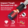 Geinxurn Impact Screwdriver Bits Set, 33 Pieces 1”Multi Head Magnetic