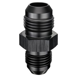 EVIL ENERGY 6AN Male to AN5 Male Flare Reducer Coupler Union Straight Adapter Fitting Black