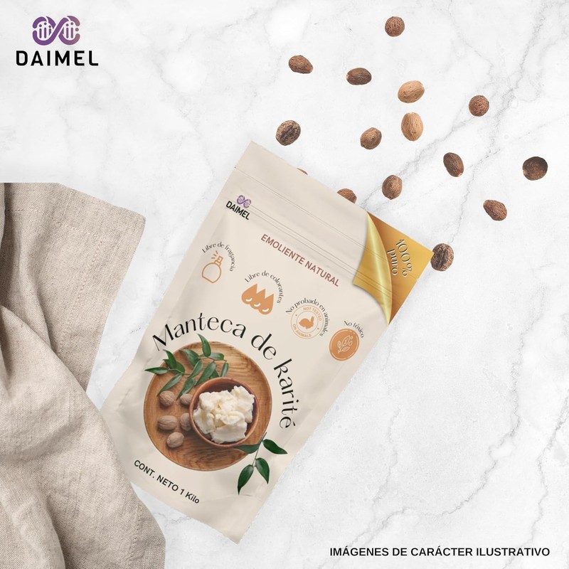 Daimel Manteca De Karité 100% Pura Y Orgánica (1 Kilo)