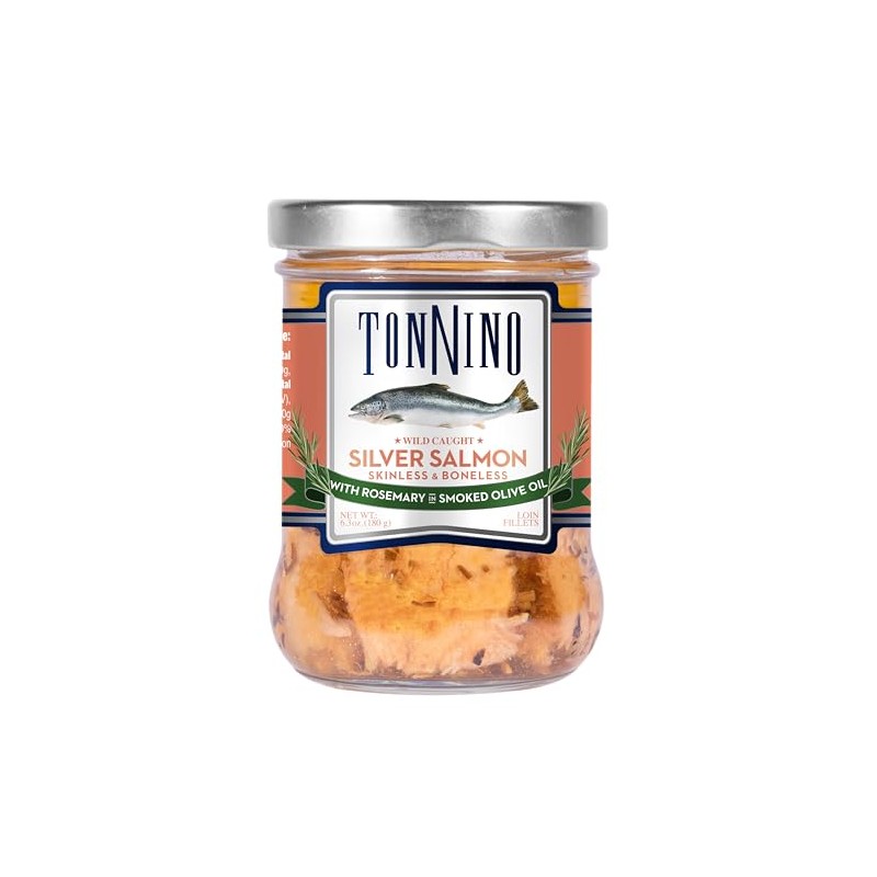 SIlver Salmon Group (1, Rosemary in smoked Olive Oil)