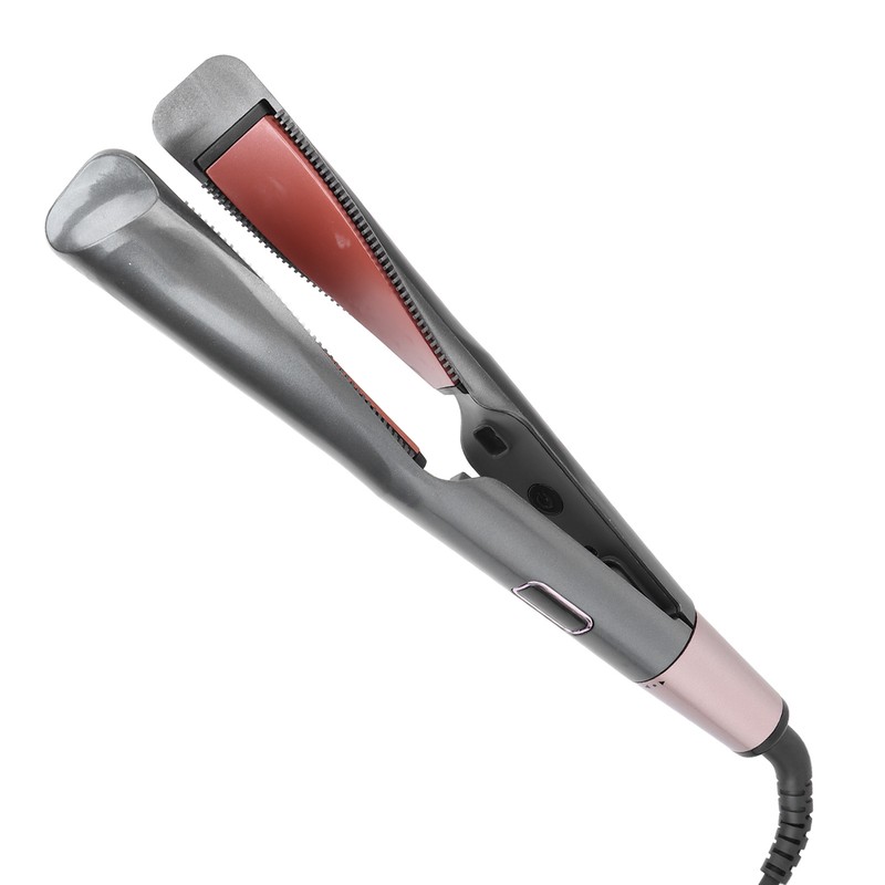 Hair Straightener Curler Professional Temperature Adjustable LCD Curling Iron for