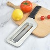 2 Pcs Cabbage Chopper Shredder - Stainless Steel Kitchen Knife