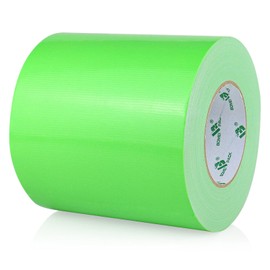 BOMEI PACK 6inch Wide Green Duct Tape, Heavy Duty Strong Waterproof Industrial Color Duct Tape 9.0mil x 6inch x 60yds for Crafts, Home Improvement, Repairs, & Projects