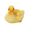 Uvia Sitting Duckling 9.5*7*6cm Doll Figurine Figurine Animal Garden Decoration