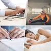 HENOTIC Arthritis Compression Gloves for Women Men, Anti-Slip Glue Dot