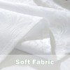 SASTYBALE White Table Cloth Rectangle Tablecloth (60"x84")