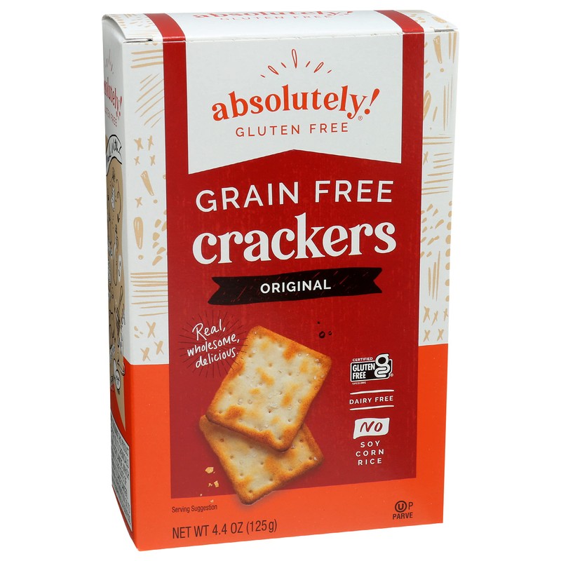 Absolutely Gluten Free Crackers, Original 4.4-Ounce