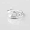 Silver Hugging Ring 925 Sterling Silver, Open Ring, Hug Ring,