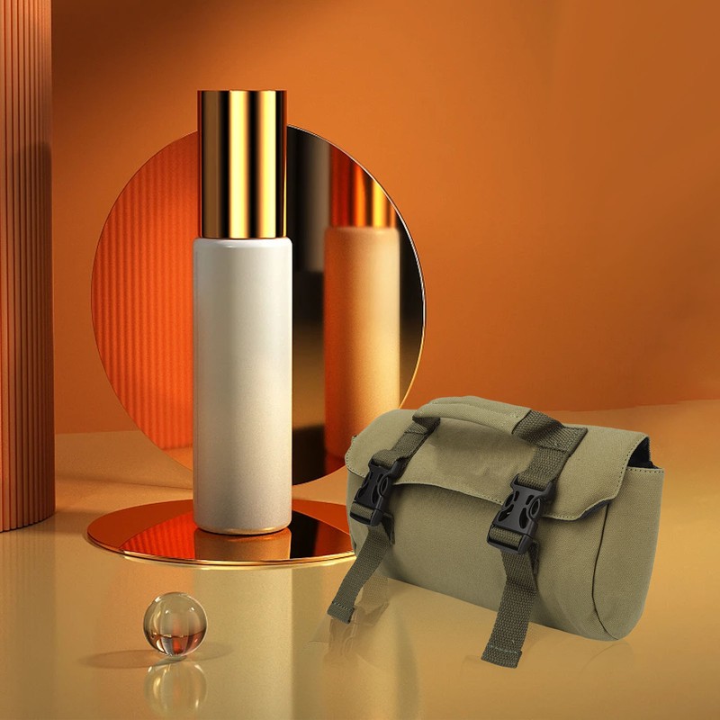 Travel Portable Makeup Bag Multifunctional Canvas Outdoor Camping Gas Canister