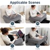 BayHomes Reading Pillow for Gaming/Lap，Lap Pillow with Cup Holder for