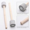 Swhmc 12.8 inch Drum Mallet Anti-slip Bass Percussion Sticks Wood